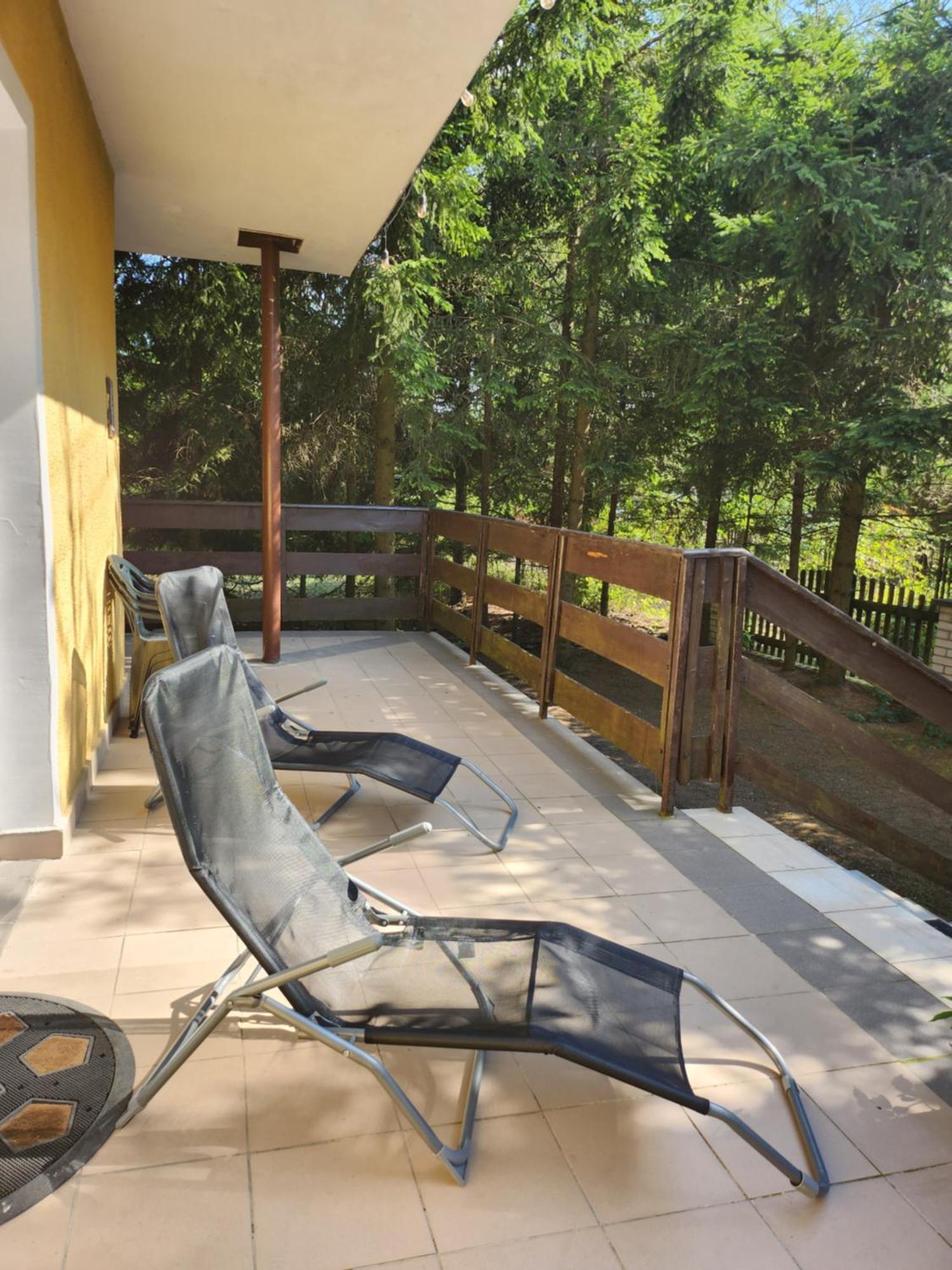Villa Duzy Dom Wilkasy Zalesie 100M Od Plazy Esterno foto